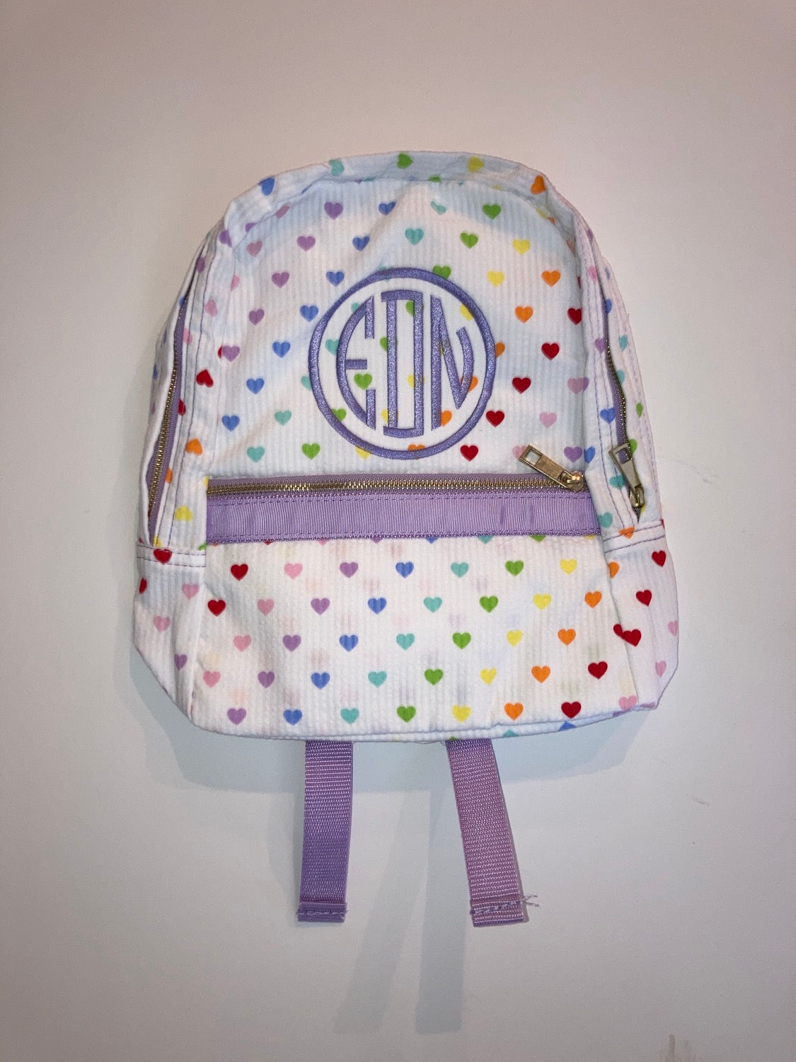 Tiny Hearts Small Backpack 