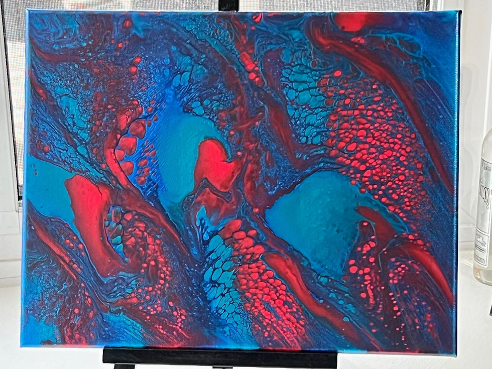 Thumbnail: 11" x 14" Beautiful Metallic Lacing!