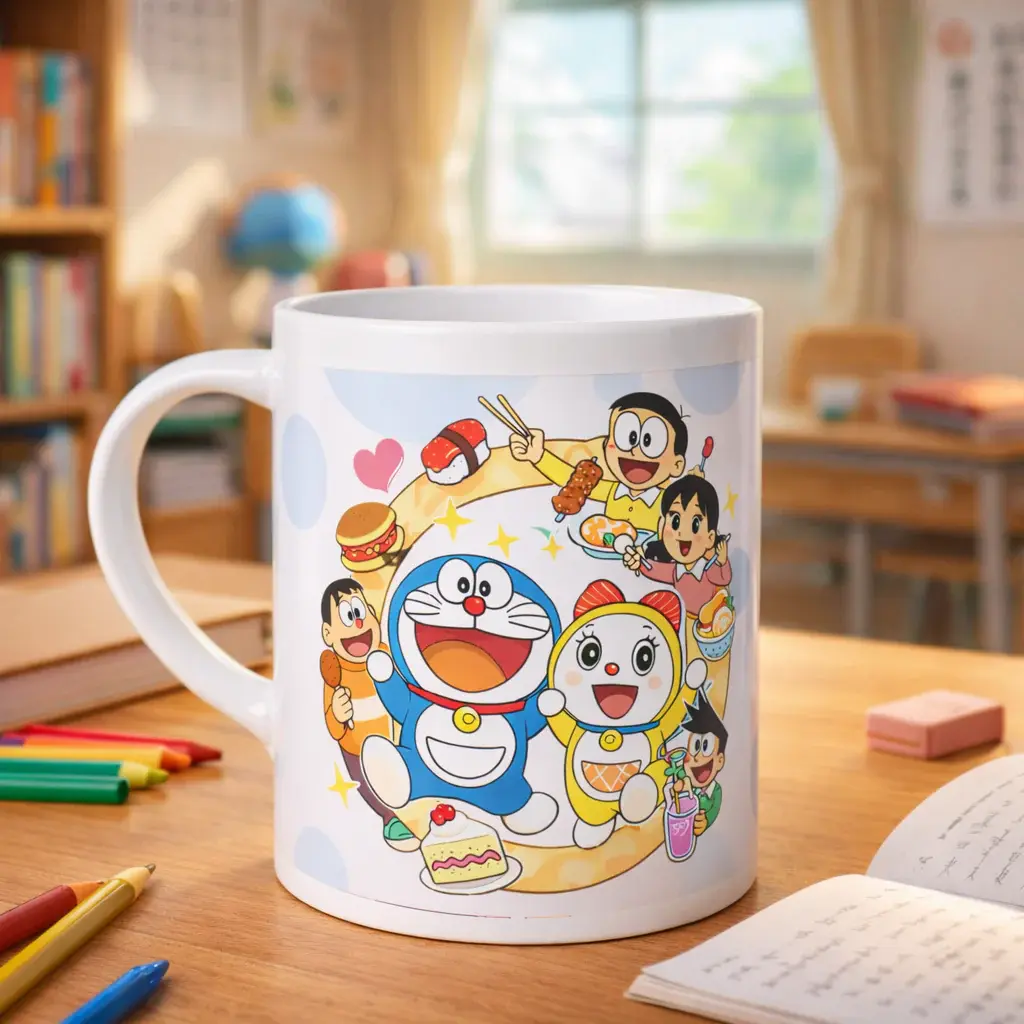 Doraemon Forever – 90s Kids Nostalgia Mug