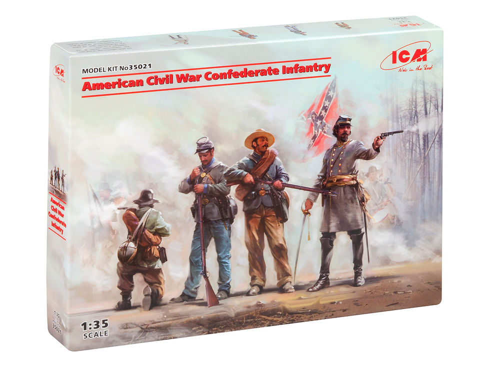 Thumbnail: ICM 1/35 CIVIL WAR CONFEDERATE INFANTRY