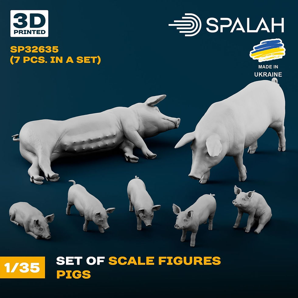 Thumbnail: SPALAH 1/35 PIGS 7pcs