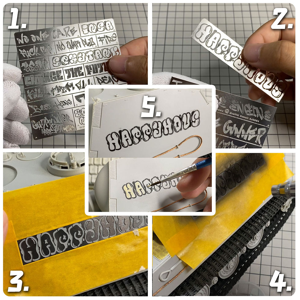 Thumbnail: MODERN GRAFFITI STENCIL -52