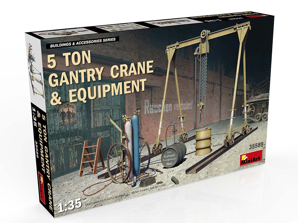 Thumbnail: MINIART 1/35 5 TON GANTRY CRANE AND EQUIPMENT