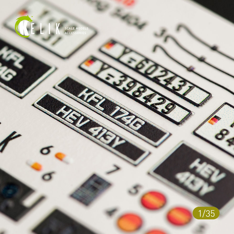 Thumbnail: 1/35 RESKIT Unimog 404 3D DECALS
