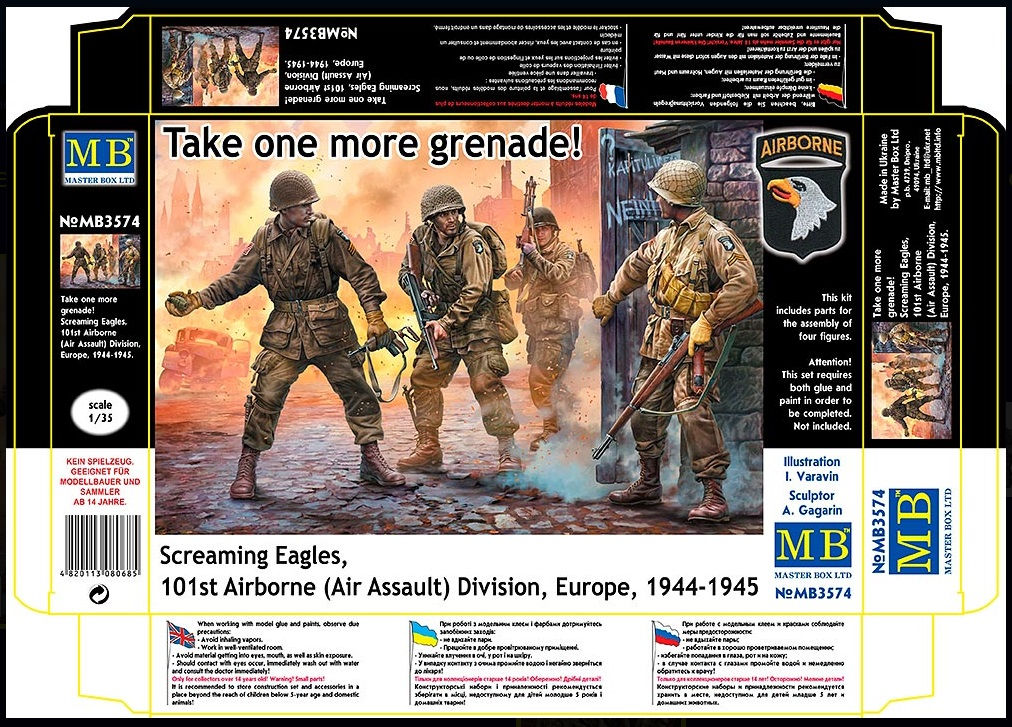 MASTERBOX 1/35 TAKE ONE MORE GRENADE, 101st AIRBORNE DIV