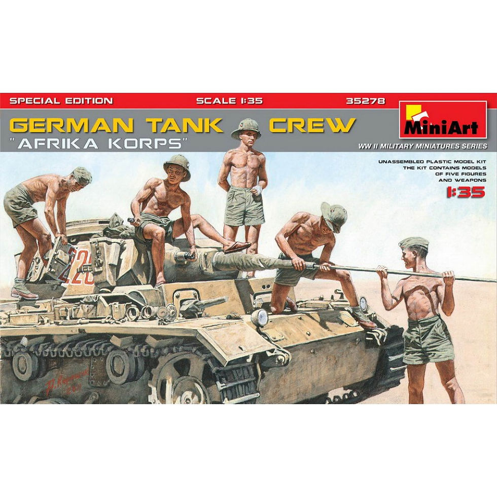 Thumbnail: MINIART 1/35 GERMAN TANK CREW AFRIKA KORPS SPECIAL EDITION