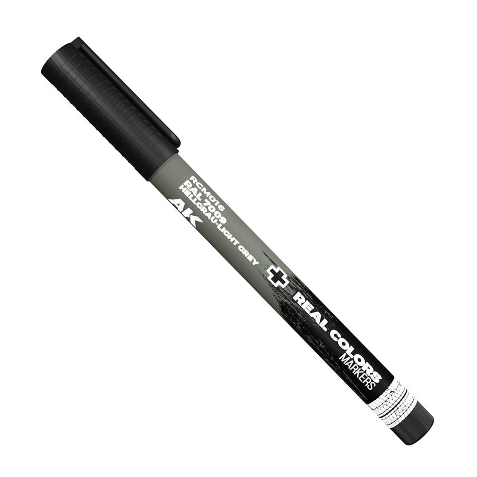 Thumbnail: AK REAL COLORS MARKERS RAL 7009 HELLGRAU LIGHT GREY