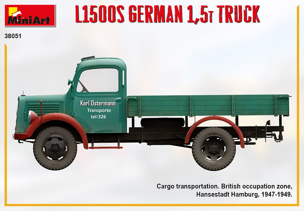 Thumbnail: MINIART 1/35 L1500S GERMAN 1.5T TRUCK