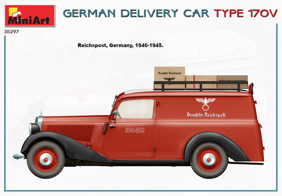 Thumbnail: MINIART 1/35 GERMAN DELIVERY CAR TYPE 170V