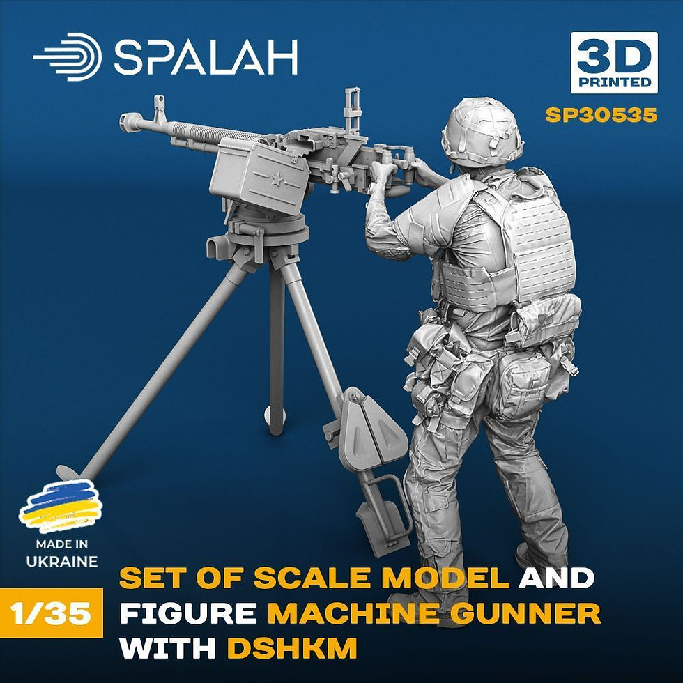 Thumbnail: SPALAH 1/35 MACHINE GUNNER WITH DShKM