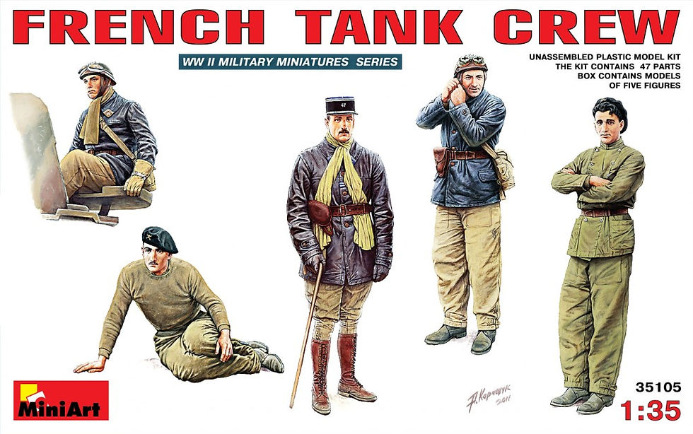 Thumbnail: MINIART 1/35 FRENCH TANK CREW