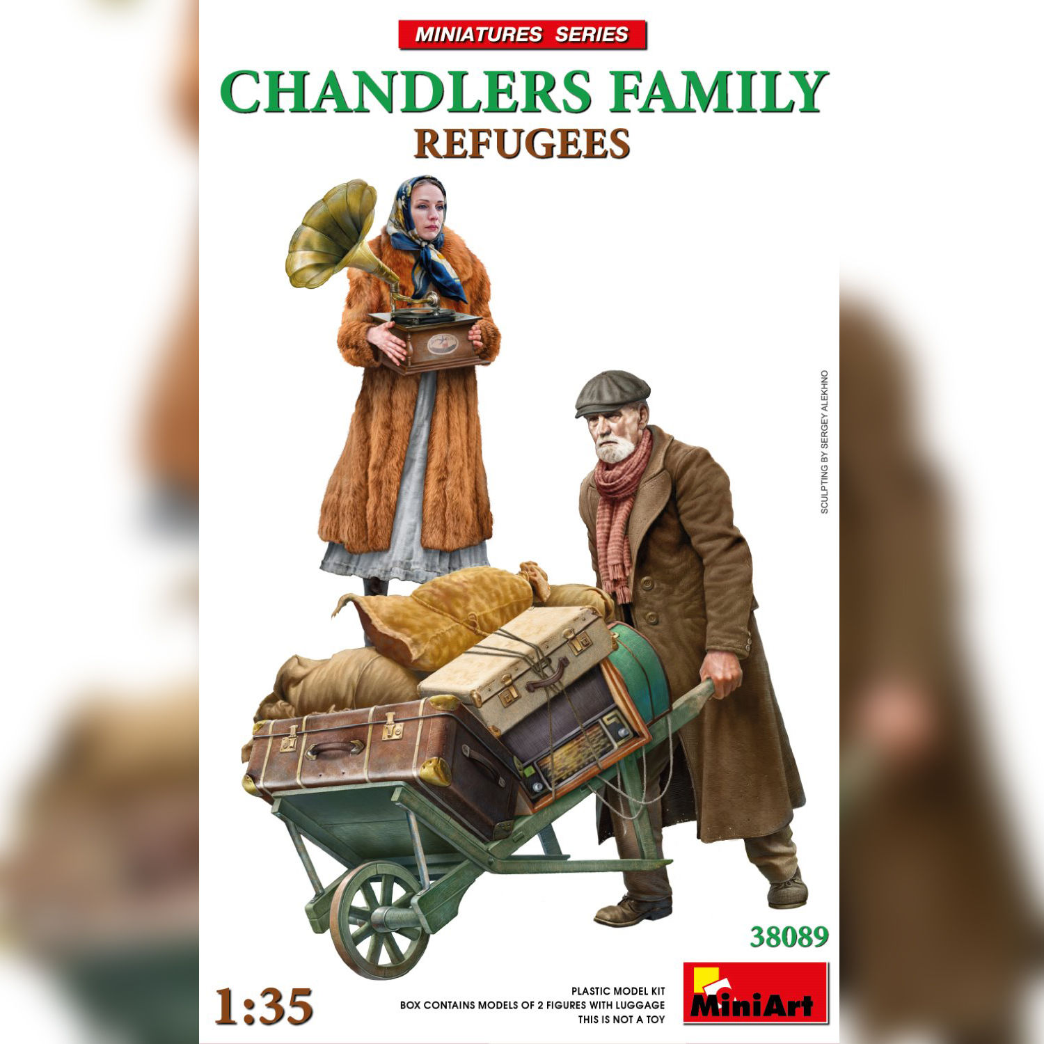 MINIART 1/35 REFUGEES CHANDLERS FAMILY
