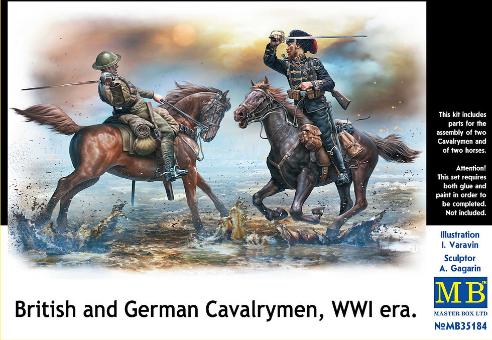 Thumbnail: MASTERBOX 1/35 BRITISH AND GERMAN CAVALRYMEN WW1