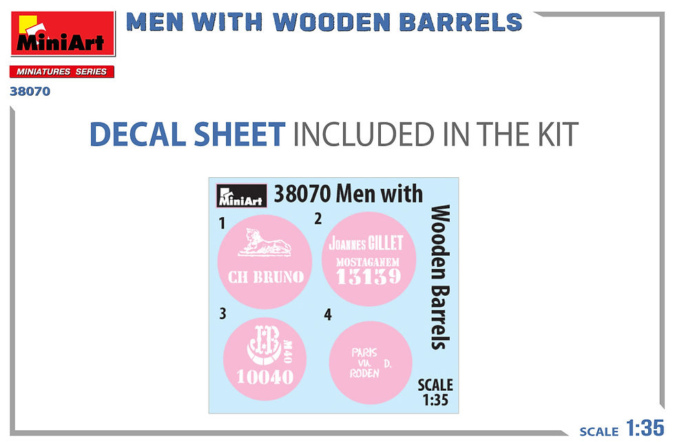 Thumbnail: MINIART 1/35 MEN WITH WOODEN BARRELS