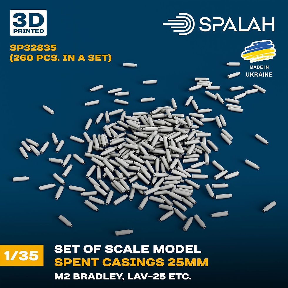 Thumbnail: SPALAH 1/35 25mm SPENT CASINGS BRADLEY, LAV-25