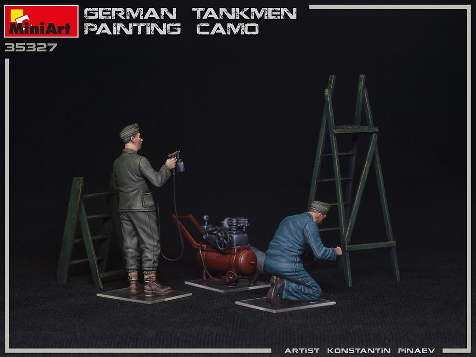 Thumbnail: MINIART 1/35 GERMAN TANKMEN PAINTING CAMO