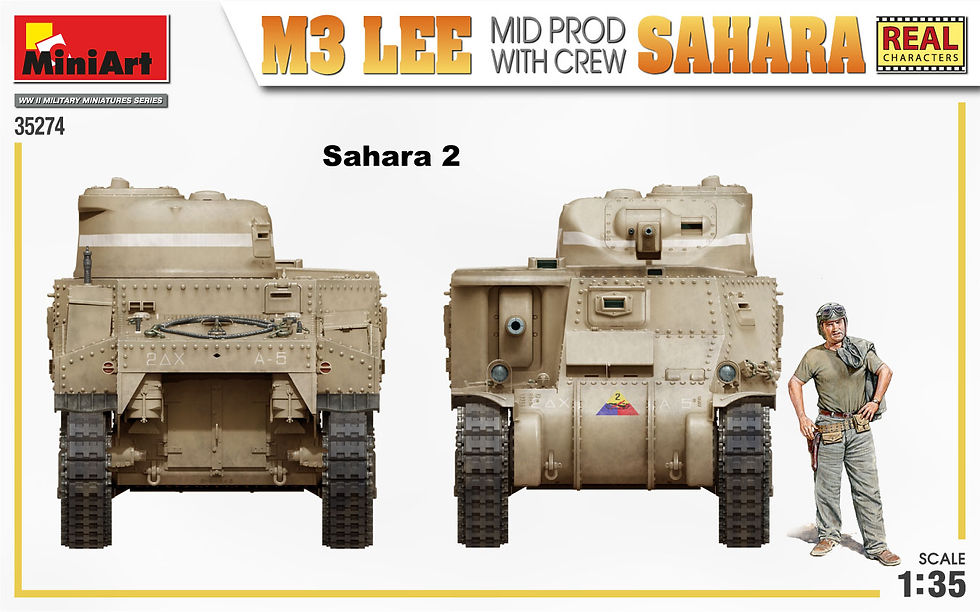 Thumbnail: MINIART 1/35 M3 LEE MID PROD. SAHARA W CREW