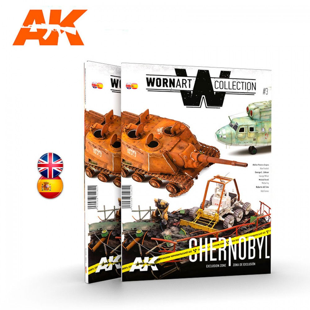 AK INTERACTIVE BOOK: CHERNOBYL WORN ART