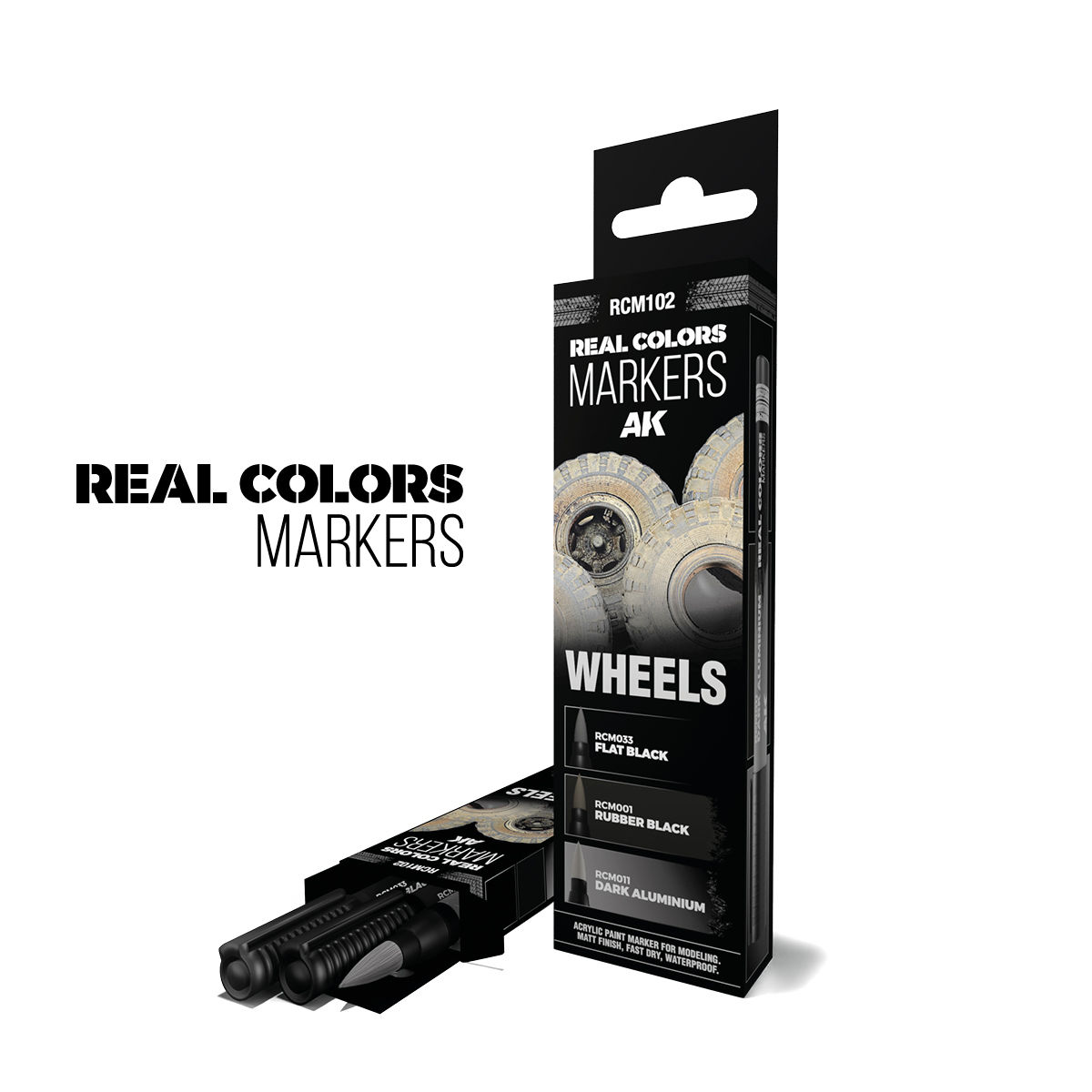 AK WHEELS RC MARKERS SET