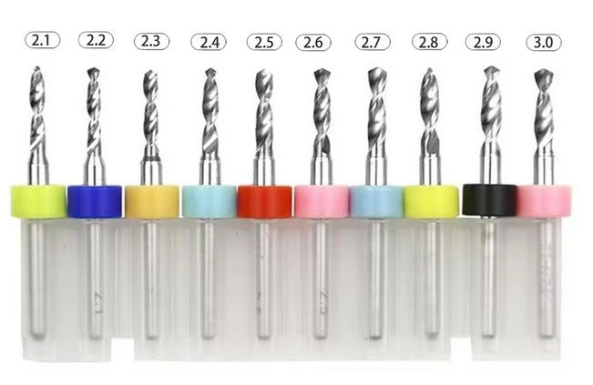 10 PC DRILL SET 2.1mm TO 3.0mm