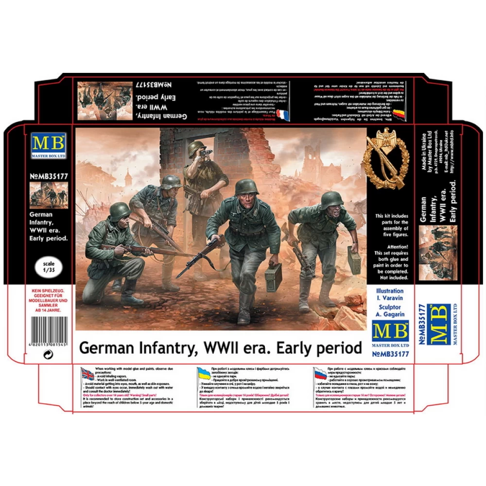 Kit Maquette Masterbox 1:35 - British Infantry Battle Of The Somme - Référence MAS35146 - Neuf Sous Boîte
