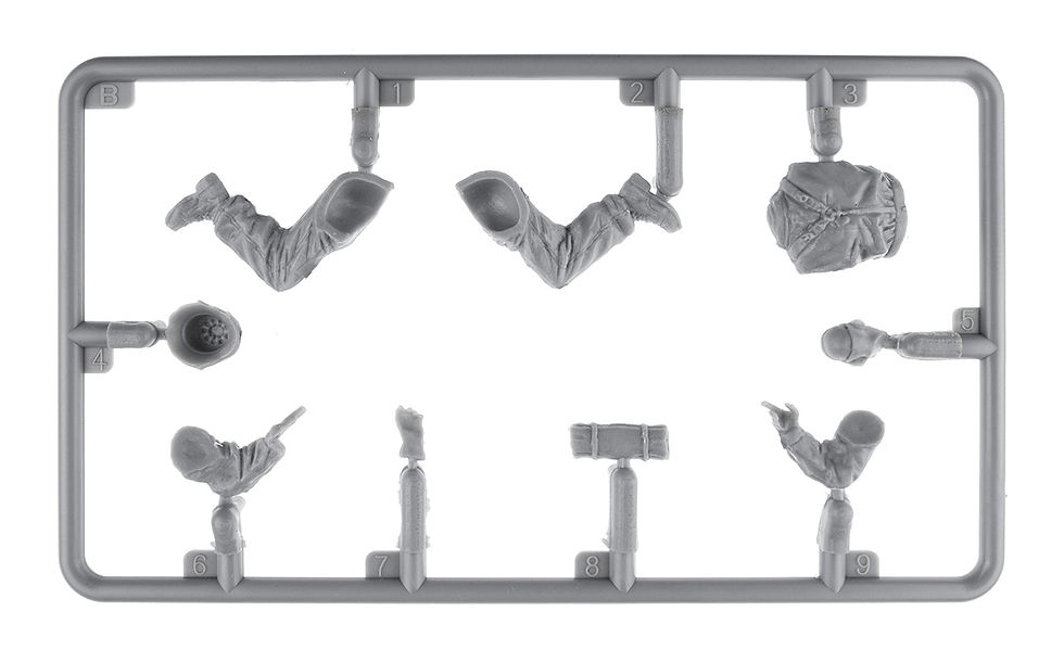 Thumbnail: MINIART 1/35 GERMAN TANK RIDERS SET 1 WITH RESIN HEADS