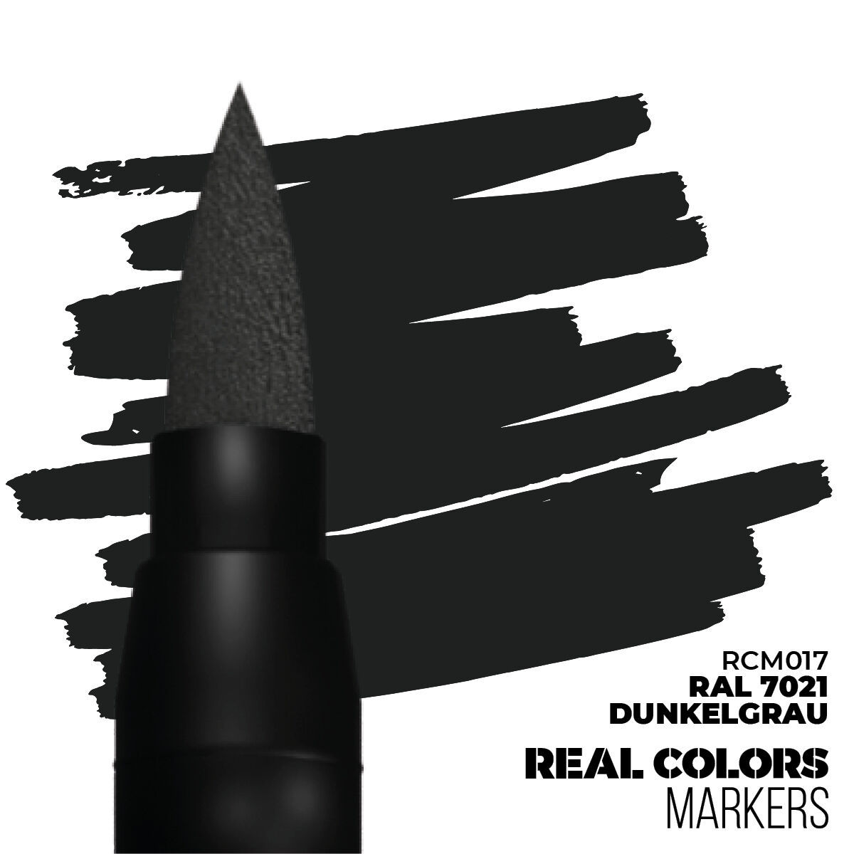 AK REAL COLORS MARKERS RAL 7021 DUNKELGRAU