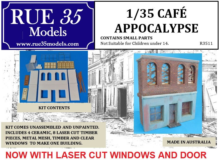 Thumbnail: 1/35 CAFE APOCALYPSE FACADE 2 IN 1.
