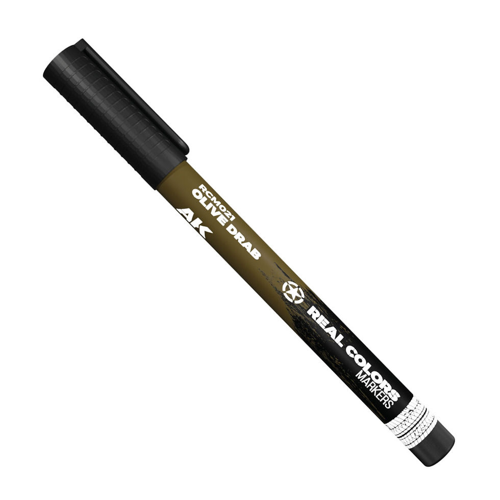 Thumbnail: AK REAL COLORS MARKERS OLIVE DRAB