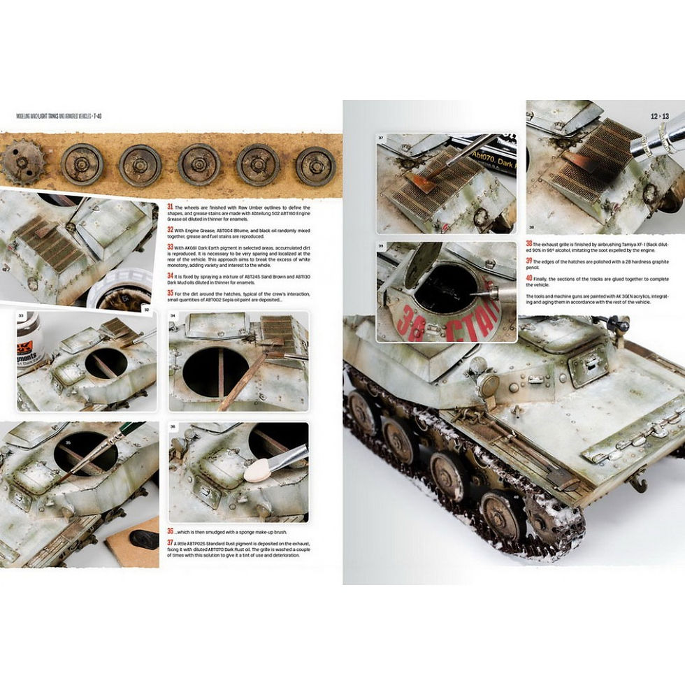Thumbnail: AK INTERACTIVE BOOK: MODELLING WW2 LIGHT TANKS AND ARMOURED VEHICLES