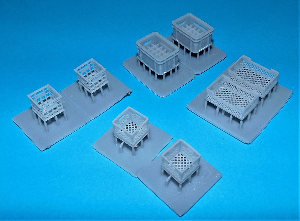 Thumbnail: 1/35 MODERN PLASTIC CRATES 8pc