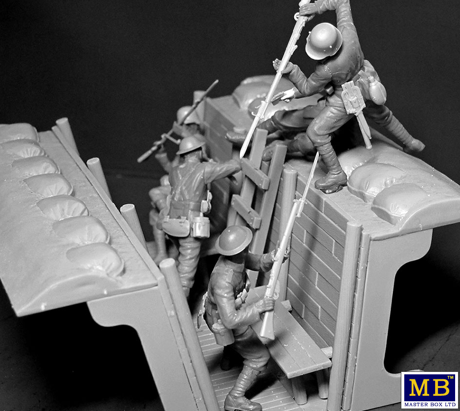 Thumbnail: MASTERBOX 1/35 WW1 BRITISH AND GERMAN INFANTRY HAND TO HAND FIGHT