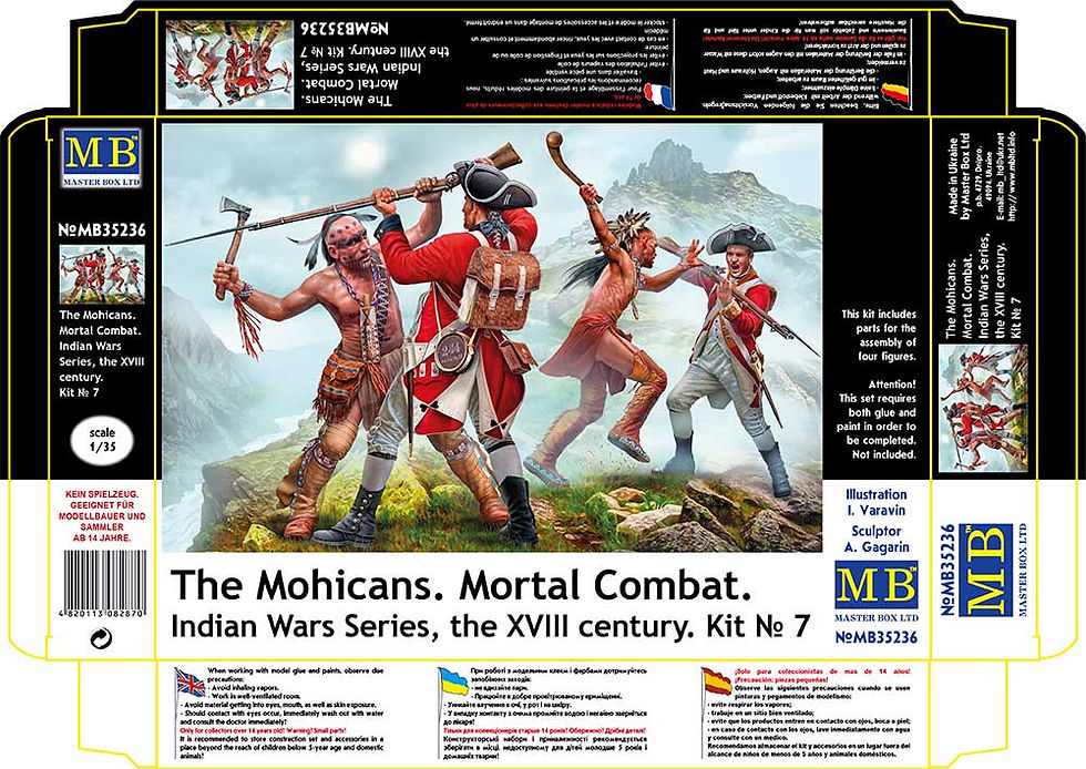Thumbnail: MASTERBOX 1/35 THE MOHICANS. MORTAL COMBAT