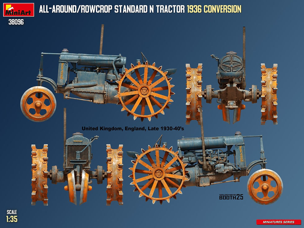 Thumbnail: MINIART 1/35 ALL ROUND/ROWCROP STANDARD N TRACTOR MOD. 1936
