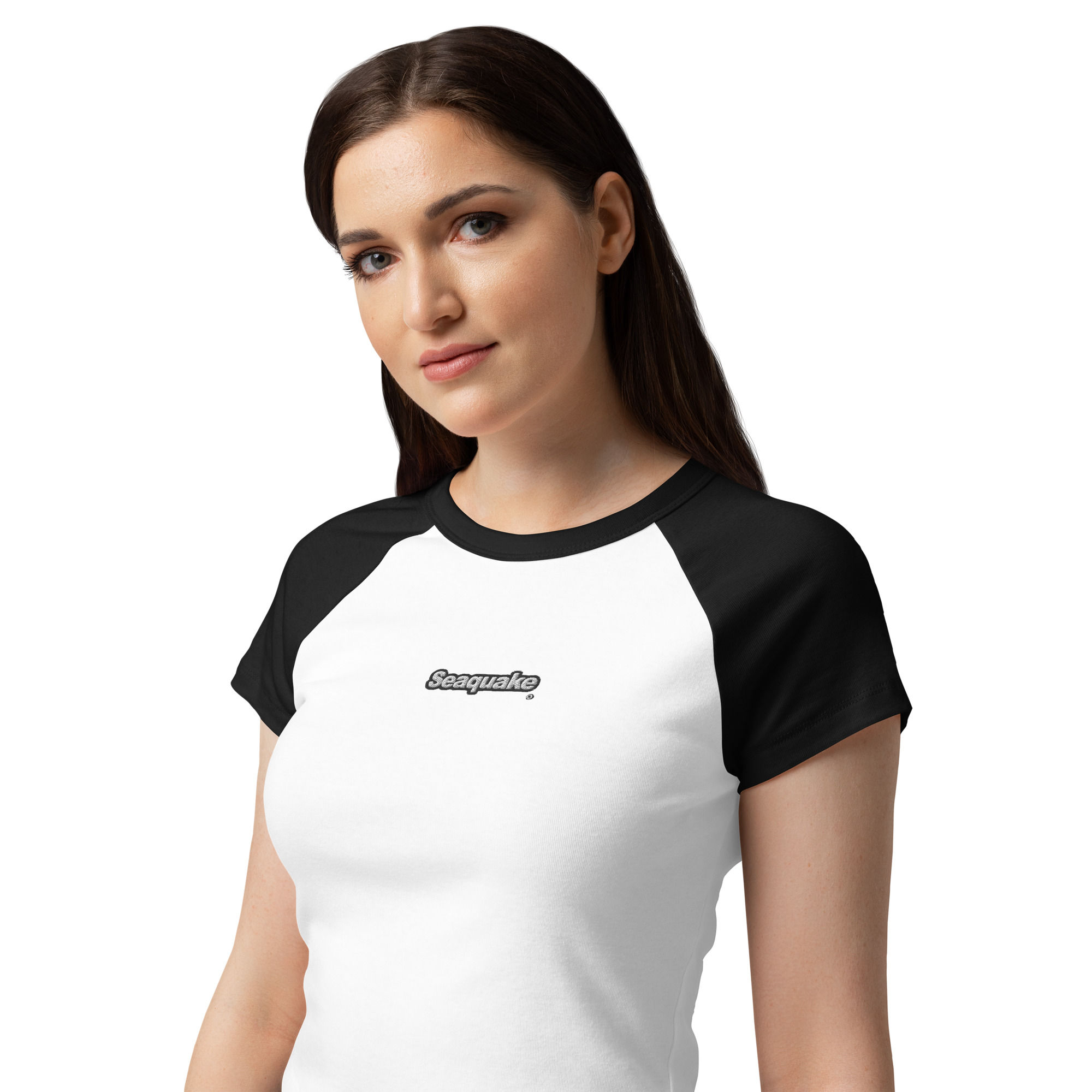 Women’s micro rib raglan baby tee