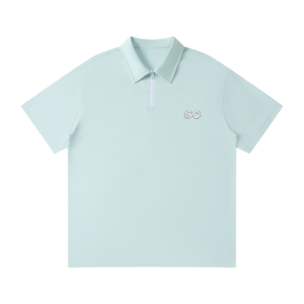 Thumbnail: Unisex Quarter-Zip Polo Shirt