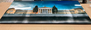 At the lab, Fine Art Print behid Clear Crystal Acrylic Glass 3mm. Backing Black Acrylic 3mm or Dibond 3mm
