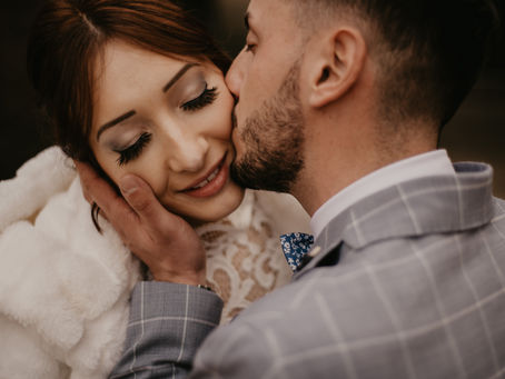 Un mariage hivernal en petit comité