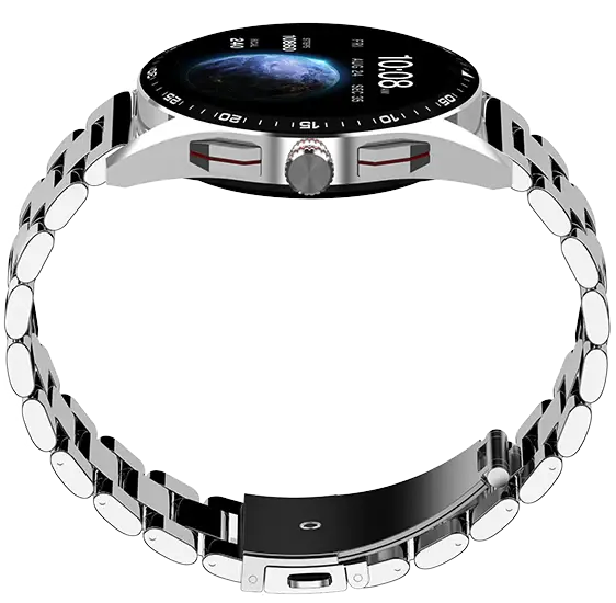 Thumbnail: FIRE-BOLTT Invincible Plus Smartwatch (Silver Strap)
