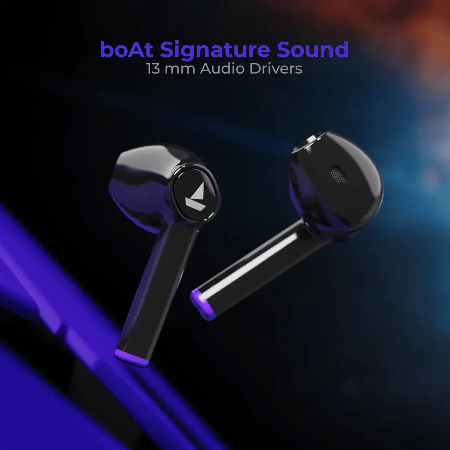 Thumbnail: boAt Airdopes 131 Black Panther Marvel Edition (Kings Black)