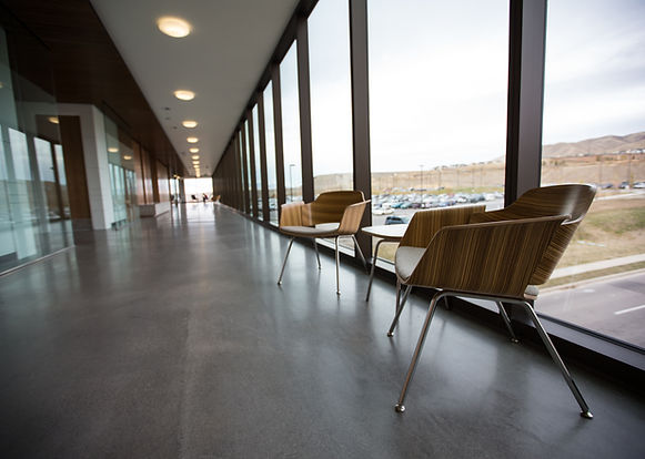 Modern Office Hallway