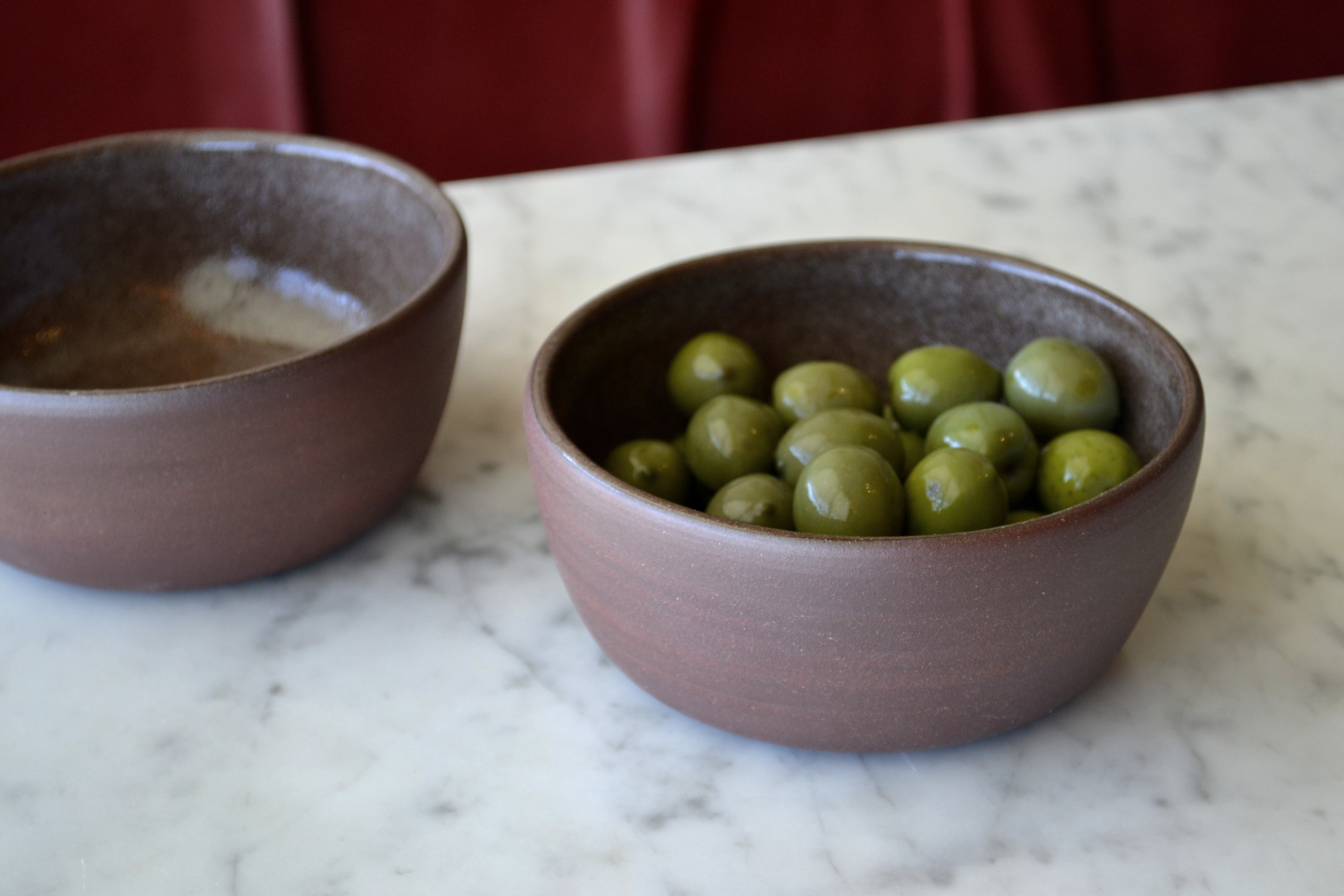 Deep Red Brown Snack Bowl 50mm
