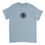 Thumbnail: Grey blue version of Subgenres logo shirt, a black round circle with black octopus inside