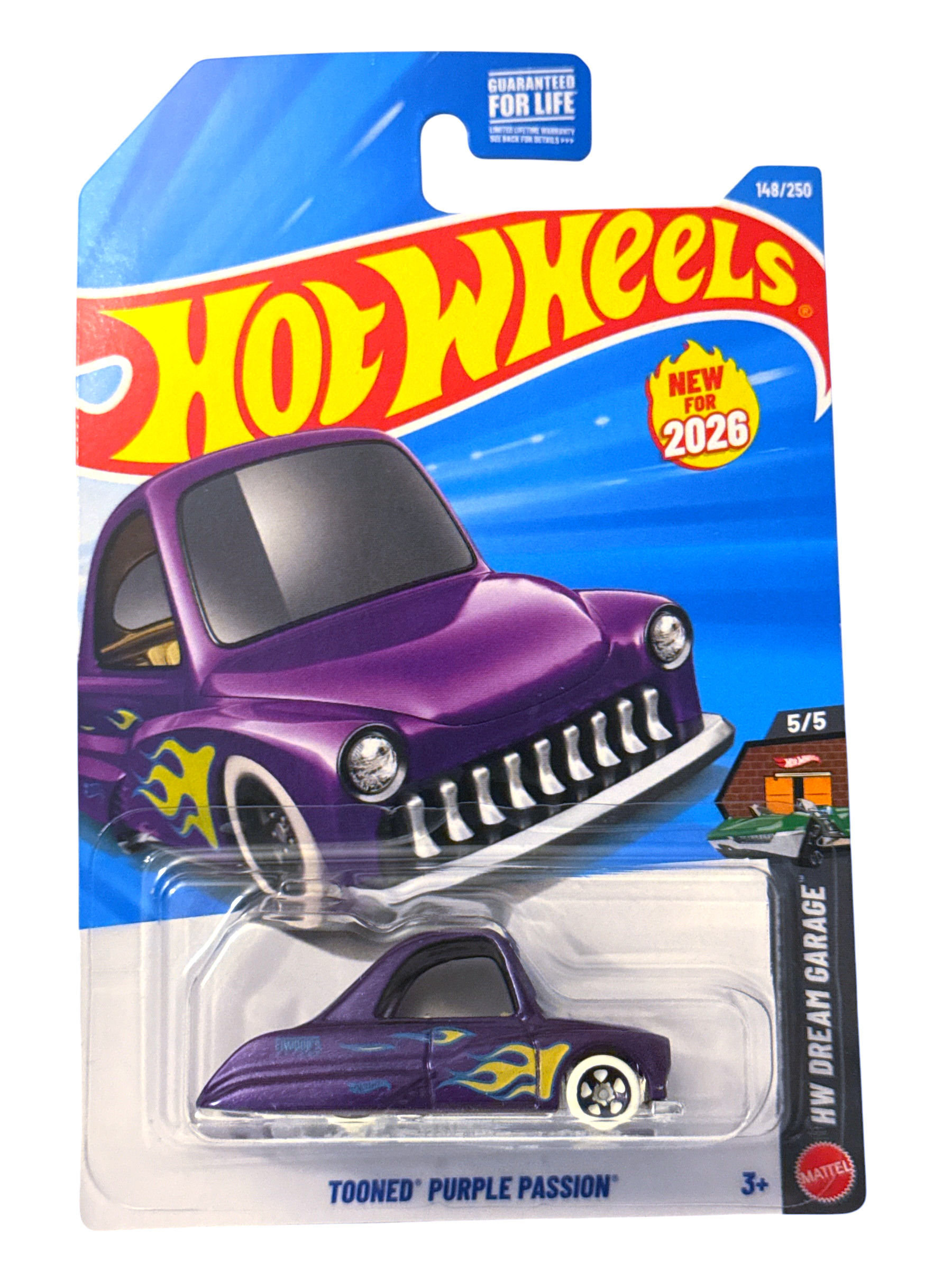 2026 Hot Wheels HW DREAM GARAGE 5/5 Tooned Purple Passion 148/250
