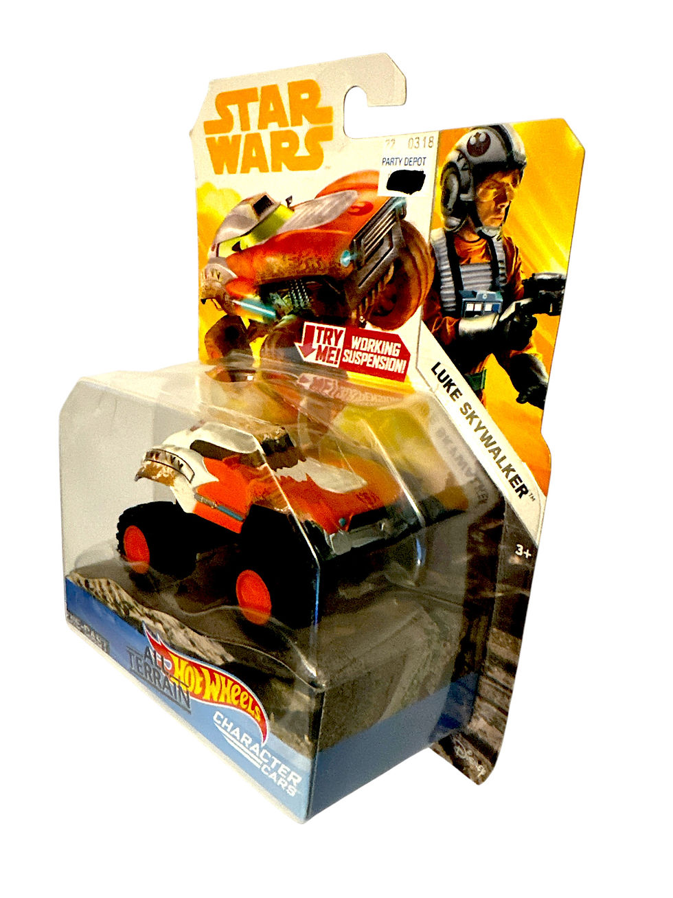 Hot Wheels Character Cars All Terrain Star Wars Luke Skywalker