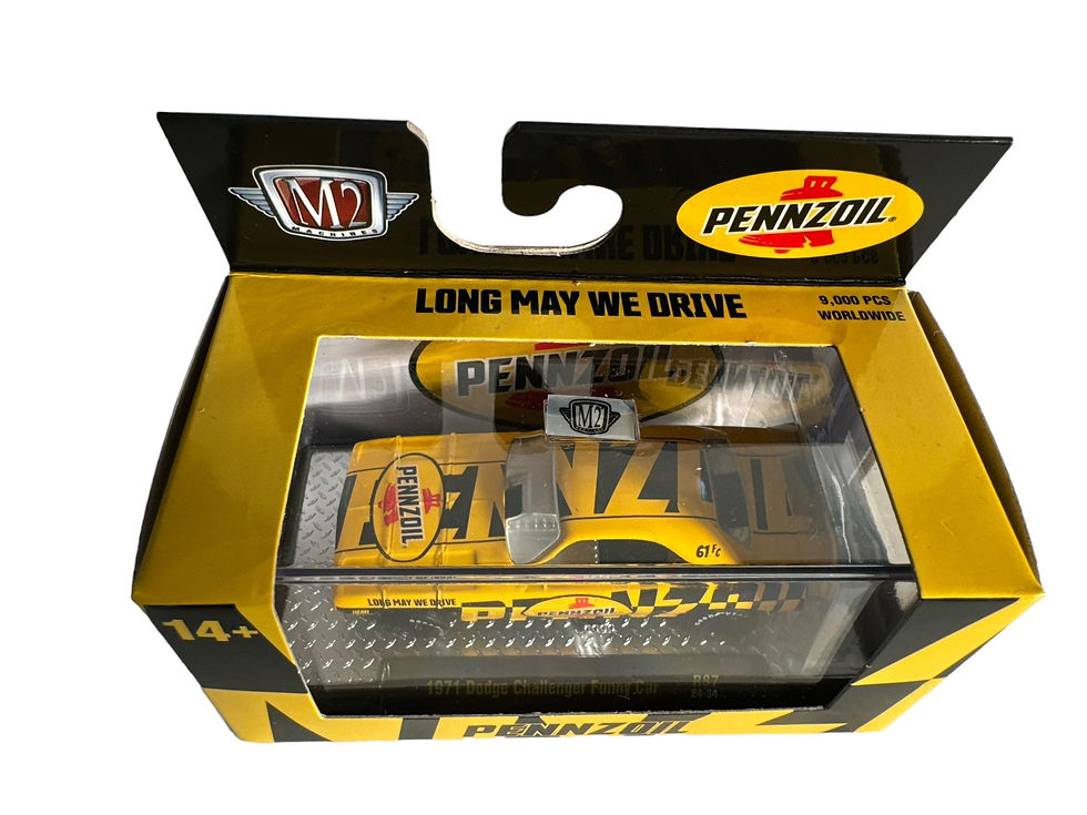 M2 Machines 1971 Dodge Challenger Funny Car M2 Auto-Thentics Release 87 R87 1:64