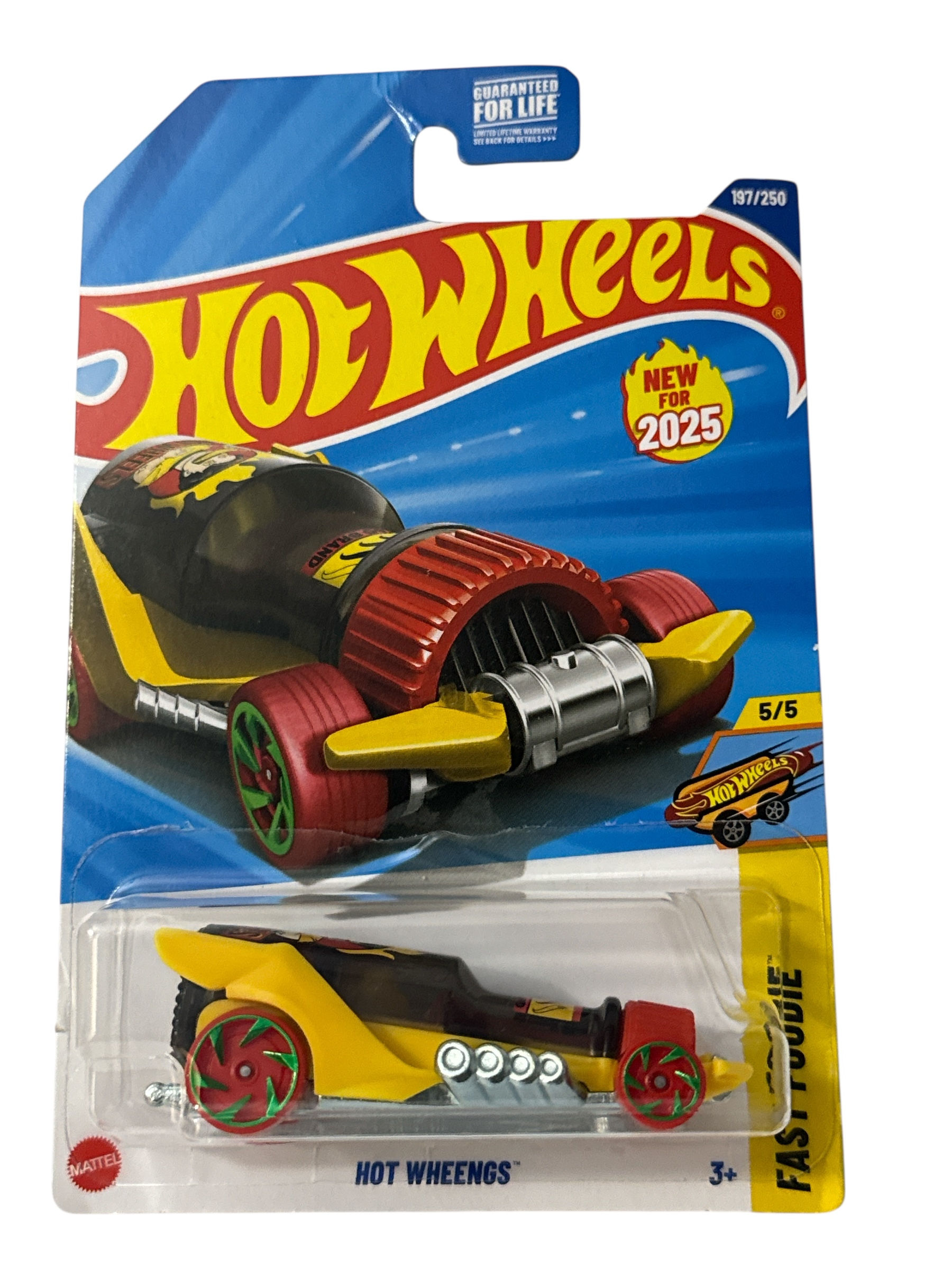 2025 Hot Wheels Fast Foodie - Hot Wheengs - 197/250 - New