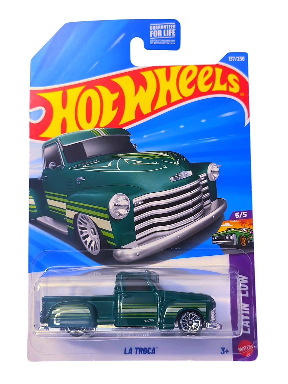 2026 Hot Wheels #137 Layin Low La Troca green