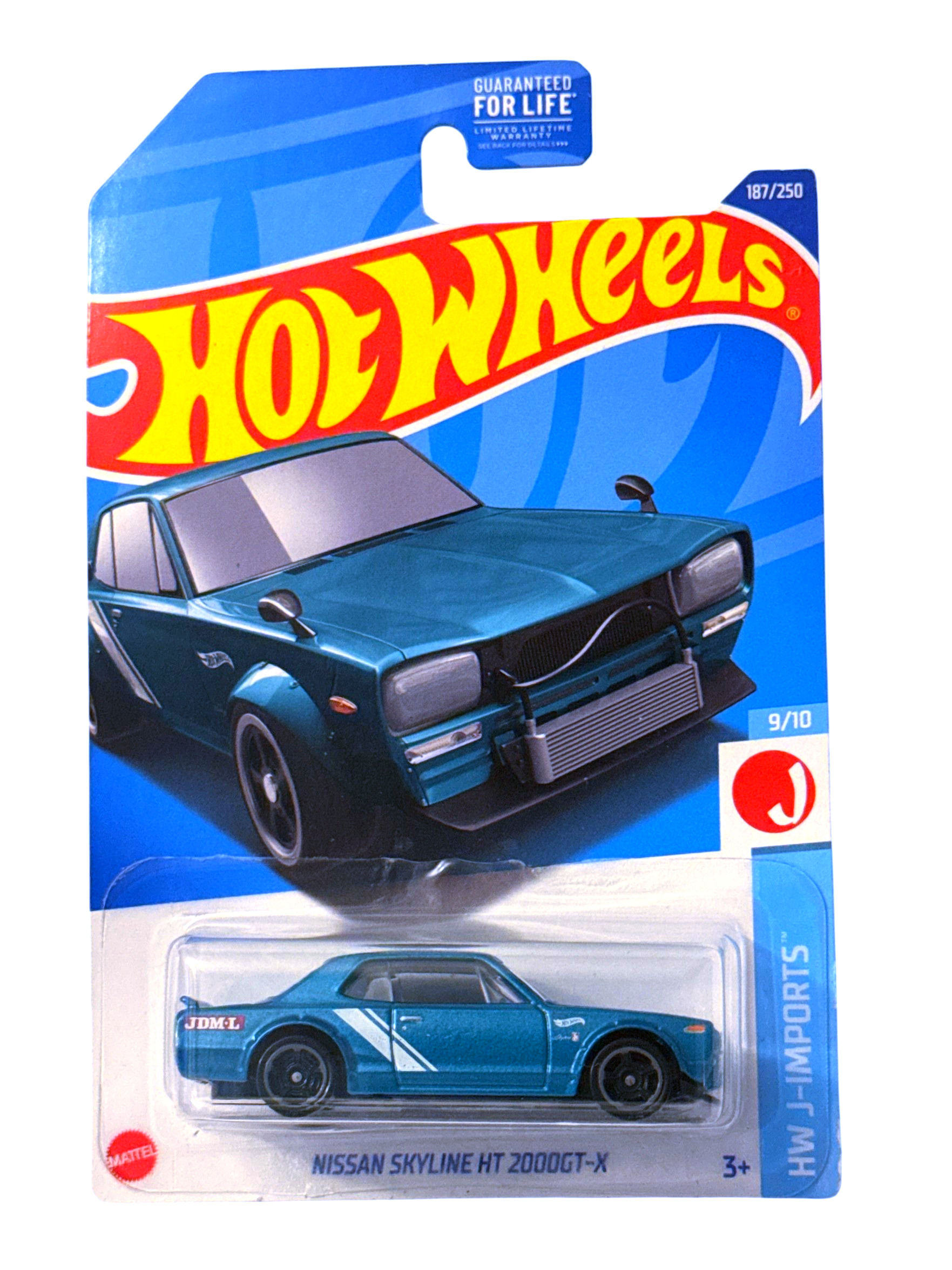 2022 Hot Wheels Nissan Skyline HT 2000GT-X J-Imports #187 HCV11 Seafoam