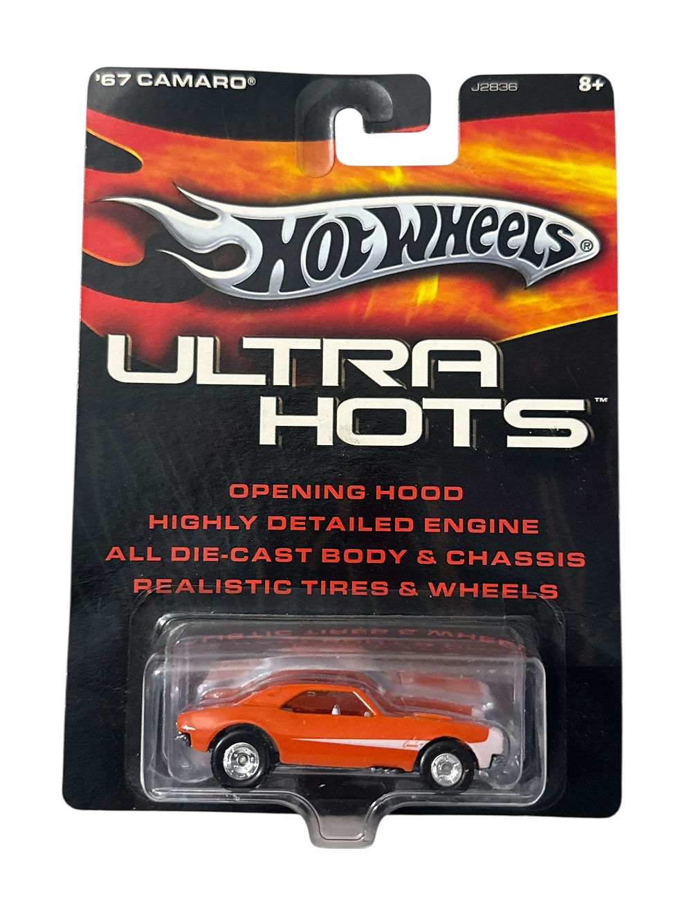 Hot Wheels Ultra Hots '67 Camaro Orange Real Riders J16